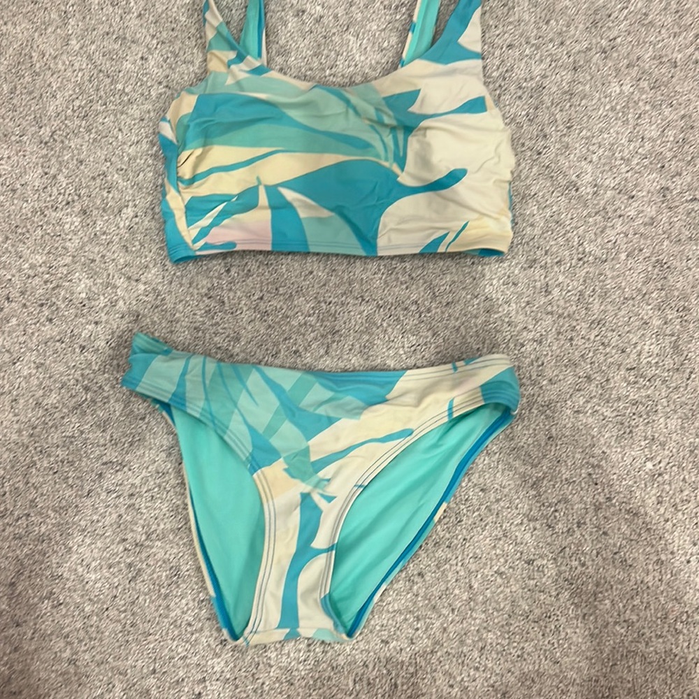 Tropical girls, swimsuit, two-piece cat and jack target size 10 12